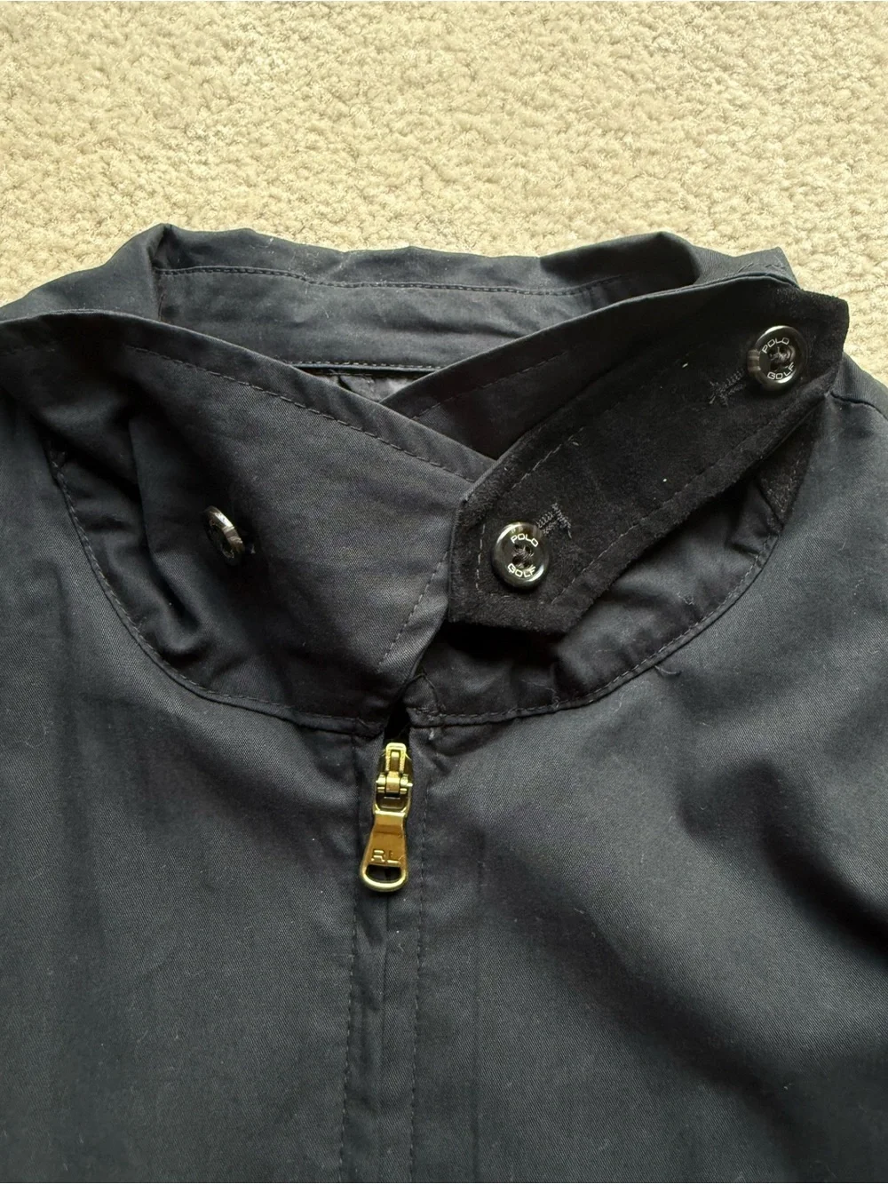 Polo Golf Ralph Lauren Men's Black Lightweight Full-Zip Jacket
